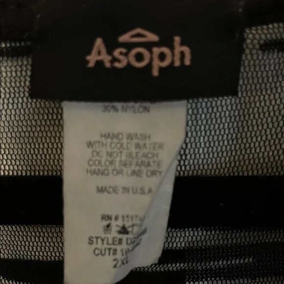 Chic Black Mesh Transparent Midi Dress with attached bottoms and belt - Picture 2 of 7